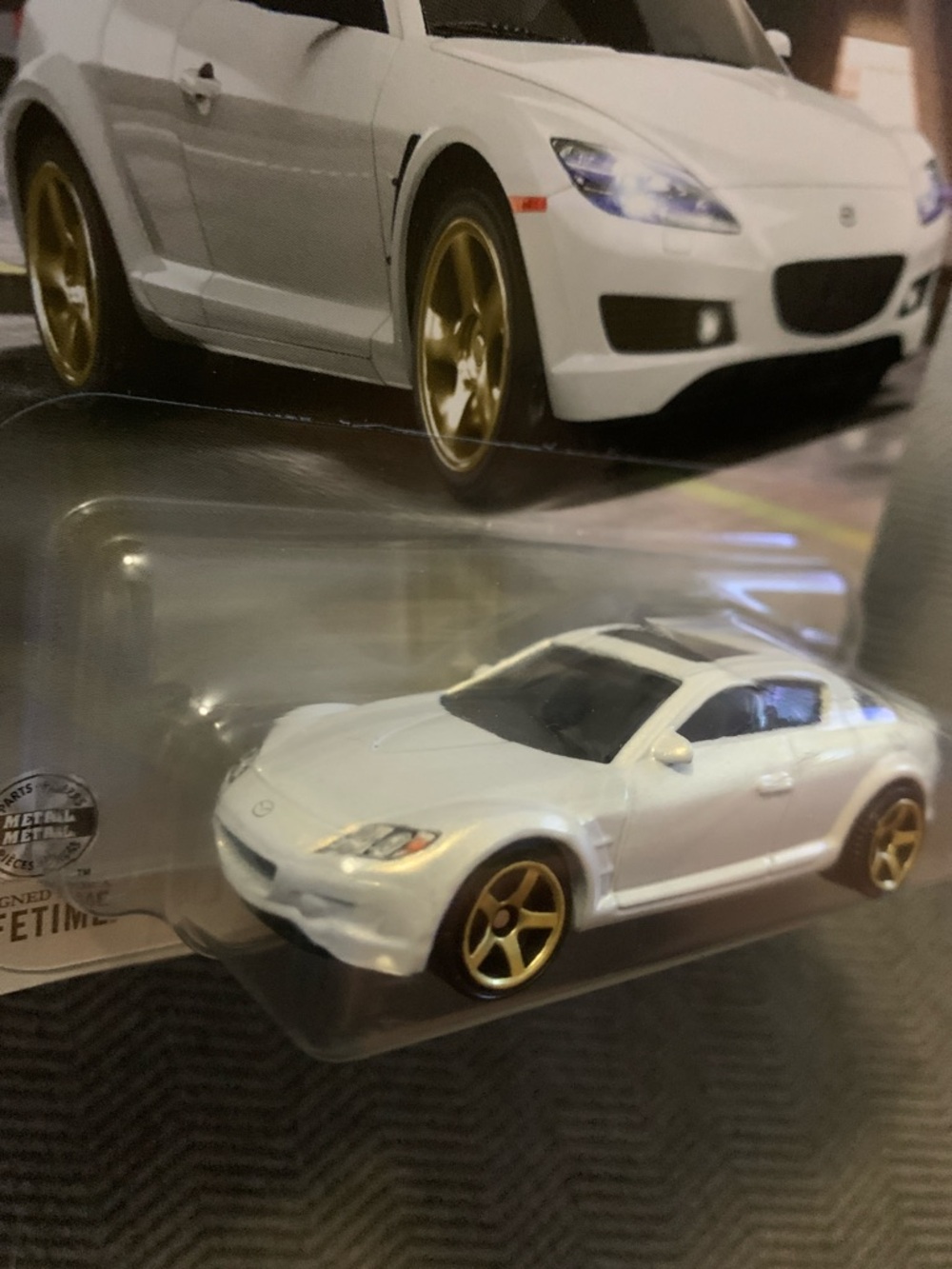 2004 Mazda RX-8 white Matchbox - Picture 5 of 9